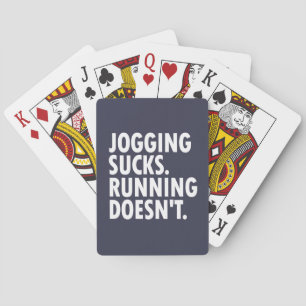Baraja De Cartas Jogging Sucks. Correr no.
