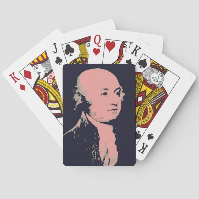 Baraja De Cartas John Adams (Reverso)