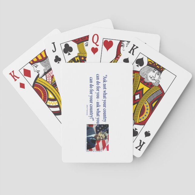 Baraja De Cartas John F Kennedy (Reverso)