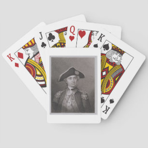 Baraja De Cartas John Paul Jones (1747-92), grabado por James Barto