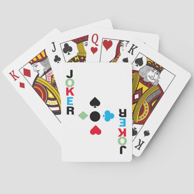 Baraja De Cartas joker (Reverso)