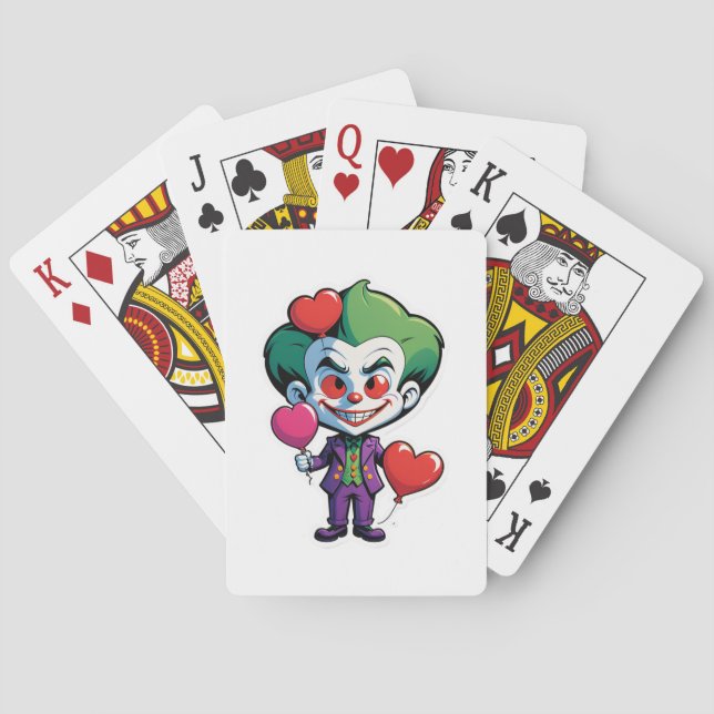 Baraja De Cartas Joker enamorado" (Reverso)
