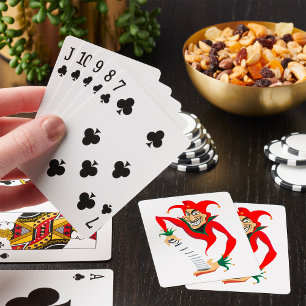 Baraja De Cartas Joker Payaso Sonriente Malvado con Caja de Sorpres
