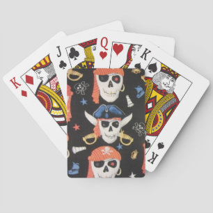 Baraja De Cartas Jolly Roger Pirate Skulls