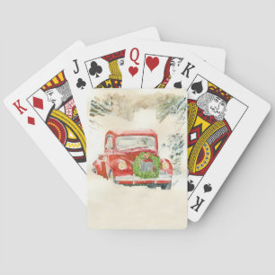 Baraja De Cartas Jornadas de Nieve con tarjetas de reproducción clá