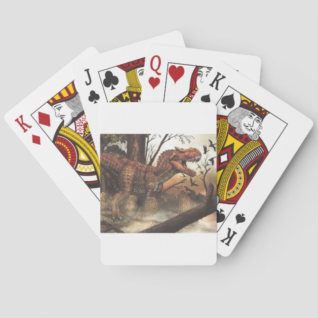 Baraja De Cartas Journey Jurásico: Dinosaurio en su Hábitat Natural (Reverso)