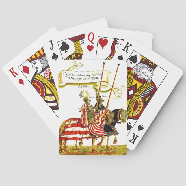 Baraja De Cartas "Jousting" (Reverso)
