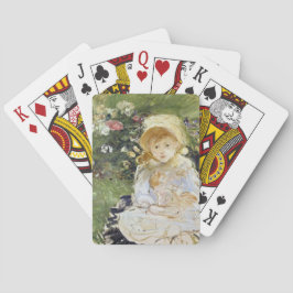 Baraja De Cartas Joven Chica con muñeca (por Berthe Morisot)