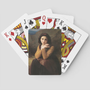 Baraja De Cartas Joven doncella de Bouguereau