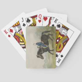Baraja De Cartas Joven muchacho montando un pony (por Penry William