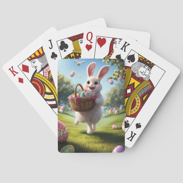 Baraja De Cartas Joyful Easter Bunny (Reverso)