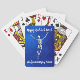 Baraja De Cartas Joyous Skeleton "Happy Rad Tech Week"