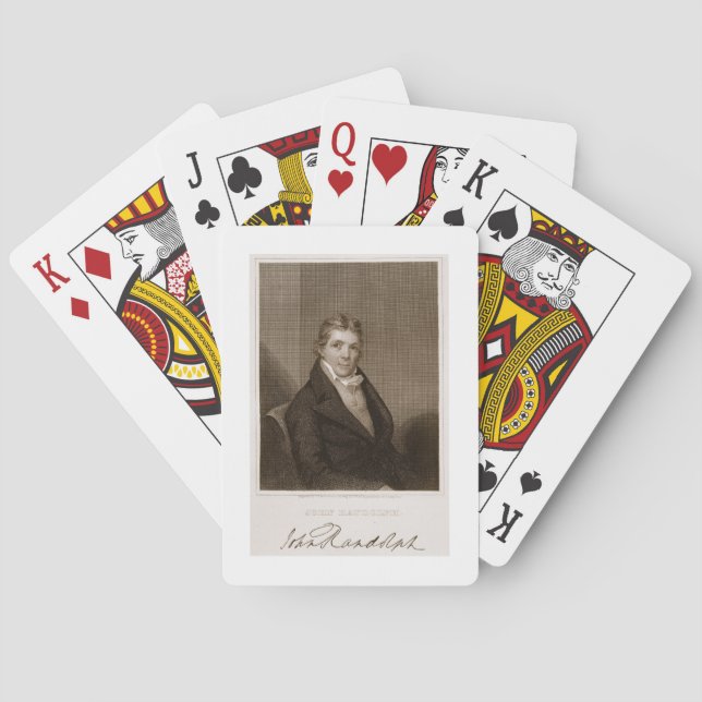 Baraja De Cartas Juan Randolph (1773-1833) grabado por Thomas B. (Reverso)
