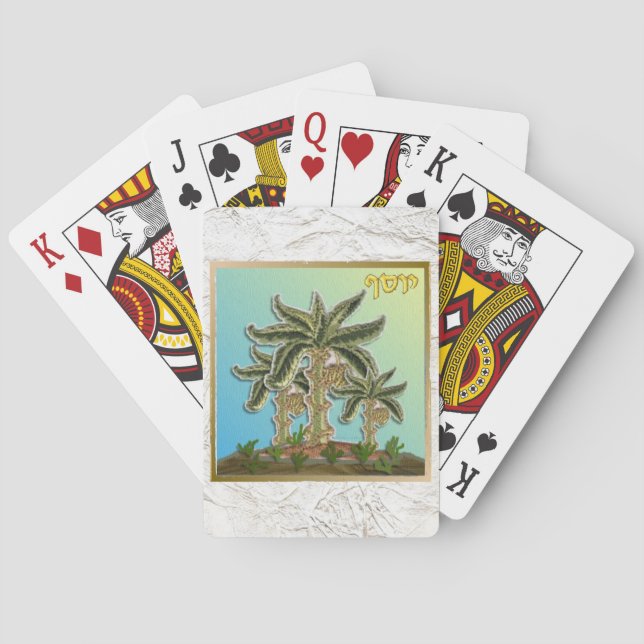 Baraja De Cartas Judaica 12 Tribus Israel José (Reverso)