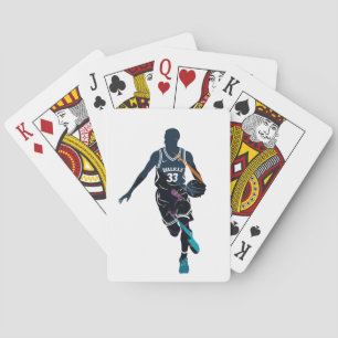 Baraja De Cartas Juego de baloncesto Sport Challenge Silhouette Sty