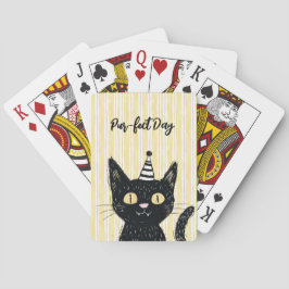 Baraja De Cartas Juego de fiesta de cumpleaños del día del Gorra de