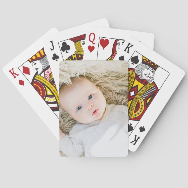Baraja De Cartas Juego de fotos Personalizado personalizado (Reverso)