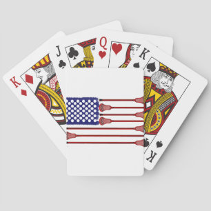 Baraja De Cartas Juego de Lacrosse Americas