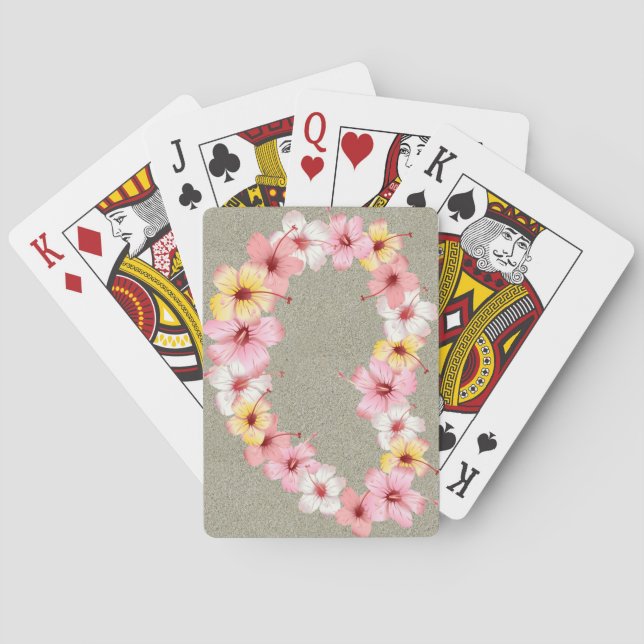 Baraja De Cartas Juego de lei rosa (Reverso)