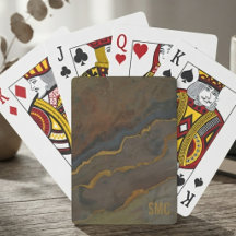 Juego de Monograma de Pizarra de Bronce Refinado F