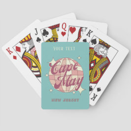 Baraja De Cartas Juego de playa vacacional de Cape May New Jersey
