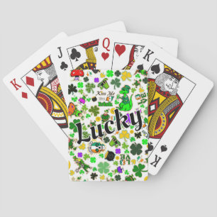 Baraja De Cartas Juego de Póquer del Día de San Patricio Buenos Enc