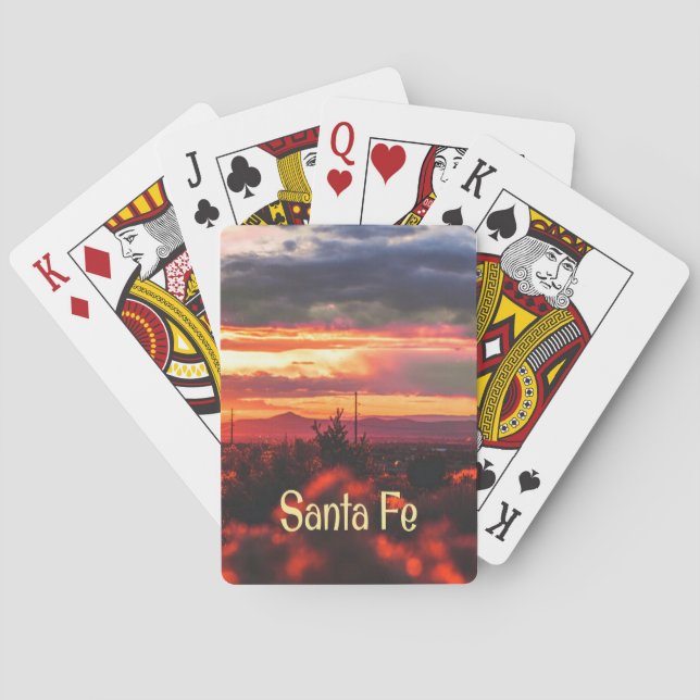 Baraja De Cartas Juego de Sol Santa Fe Nuevo México (Reverso)