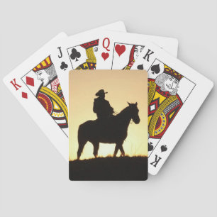 Baraja De Cartas Juego de tarjetas de cowboy