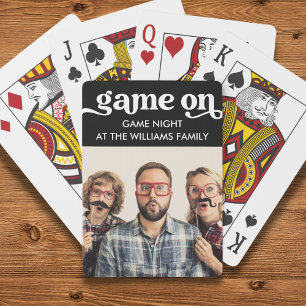 Baraja De Cartas Juego de tarjetas de juego de fotos familiares