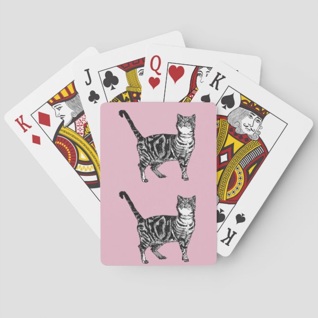 Baraja De Cartas Juego de tarjetas de reproducción de dibujos de di (Reverso)