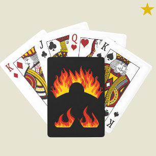 Baraja De Cartas Juegos de Mesa Cool Meeple En Llamas