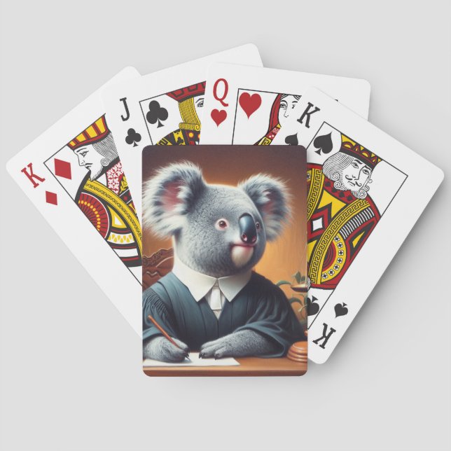 Baraja De Cartas Juez Koala (Reverso)