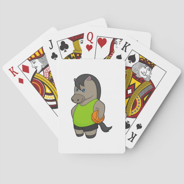 Baraja De Cartas Jugador de baloncesto (Reverso)