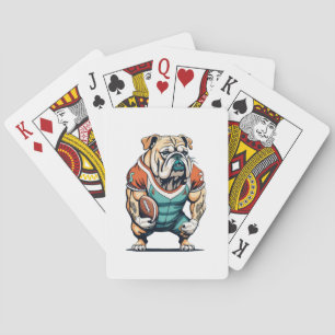 Baraja De Cartas Jugador de Baloncesto Amante de los Perros