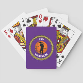 Baraja De Cartas Jugador de baloncesto con tarjeta de juego - Añadi