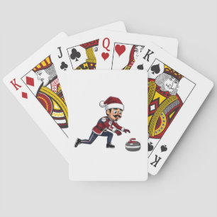 Baraja De Cartas Jugador de Curling Cascanueces Festejo Deportes de