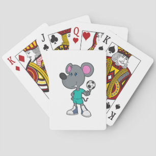 Baraja De Cartas Jugador de fútbol de ratón