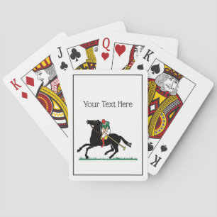 Baraja De Cartas Jugador de Polo Antiguo en Poni