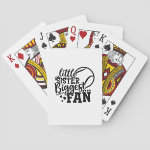 Baraja De Cartas Jugador de Tenis   Hermana Menor Mayor Fan Tenis