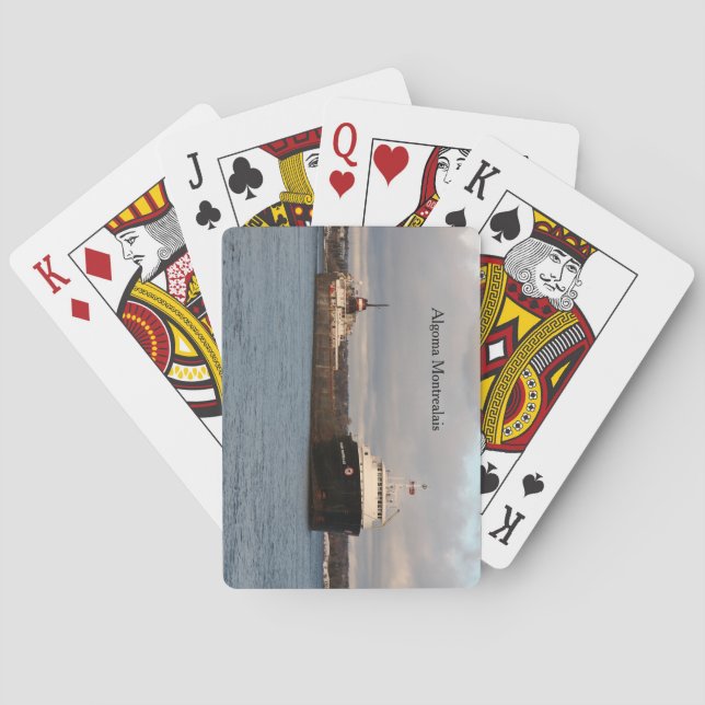 Baraja De Cartas Jugadores de Algoma Montrealais (Reverso)