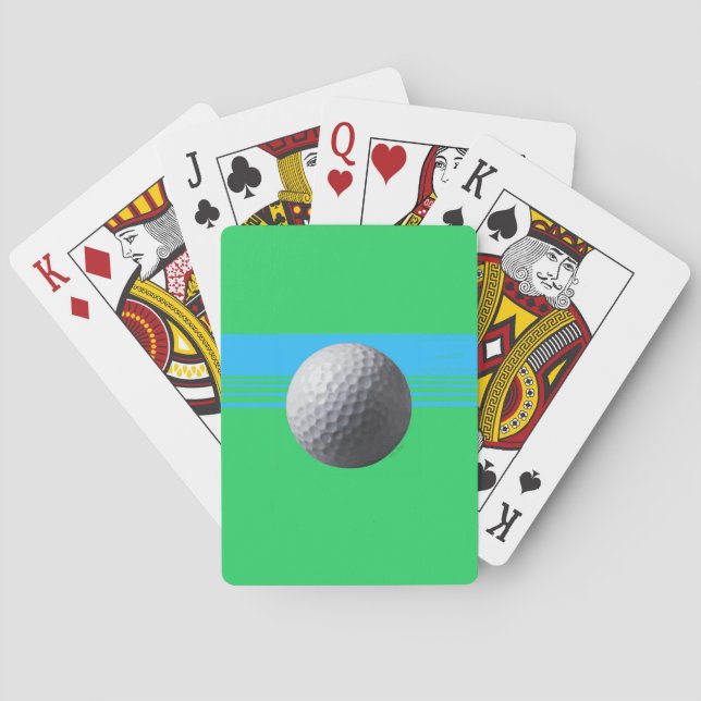 Baraja De Cartas Jugadores de Ball Golf Poker (Reverso)