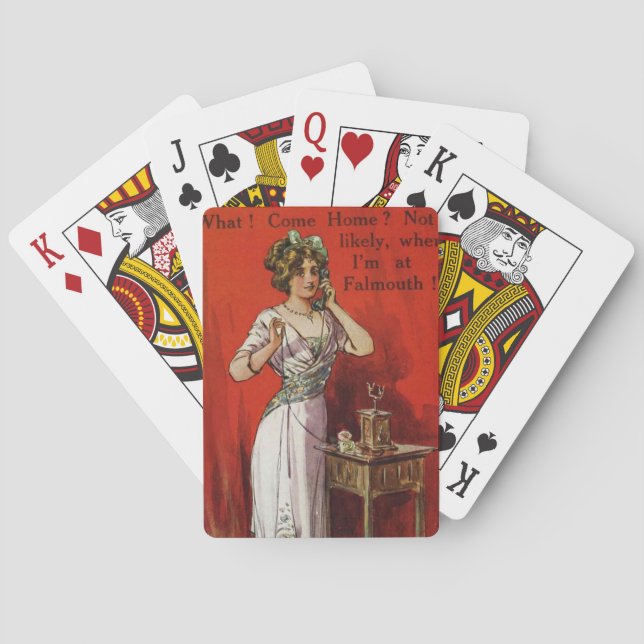 Baraja De Cartas Jugadores de Falmouth (Reverso)