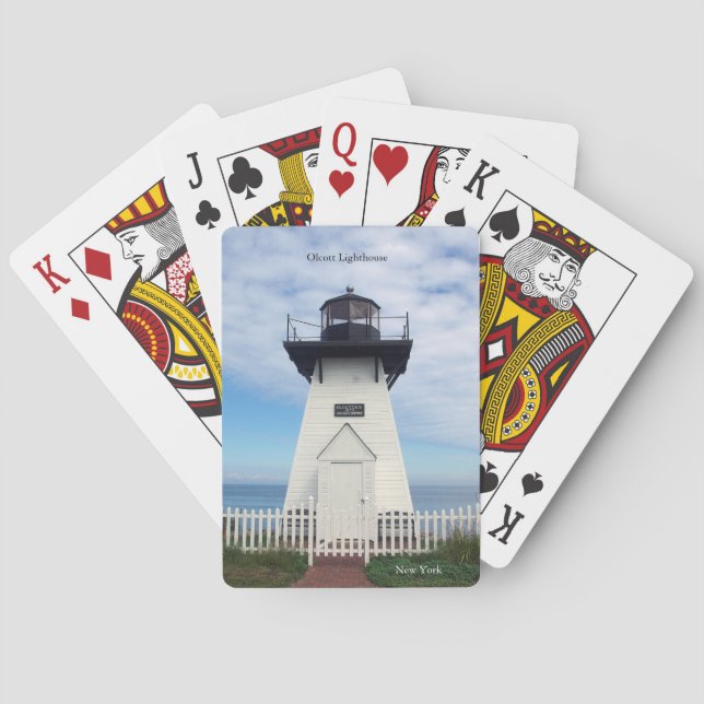 Baraja De Cartas Jugadores de Olcott Lighthouse (Reverso)