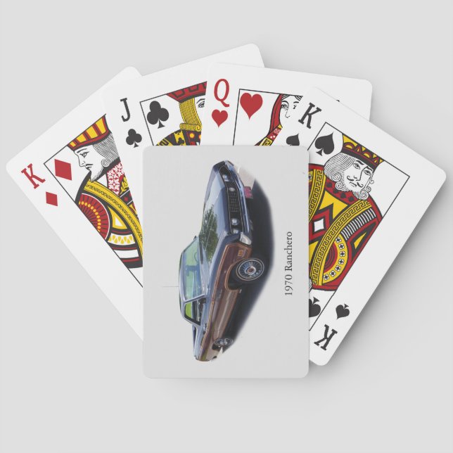 Baraja De Cartas Jugadores de Ranchero de 1970 (Reverso)