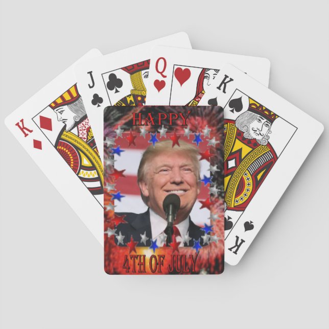 Baraja De Cartas Jugadores de Trump (Reverso)
