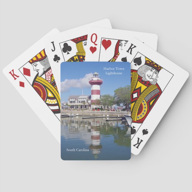 Baraja De Cartas Jugadores del faro de Harbour Town (Reverso)