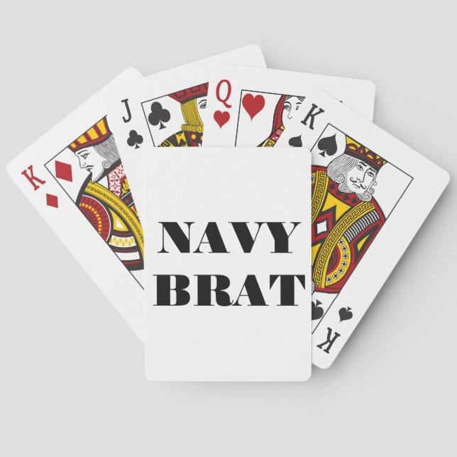 Baraja De Cartas Jugando a la Marina Brat (Reverso)