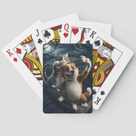 Baraja De Cartas Jugando cartas.