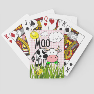 Baraja De Cartas Jugando la cubierta de la tarjeta de juego rosa de