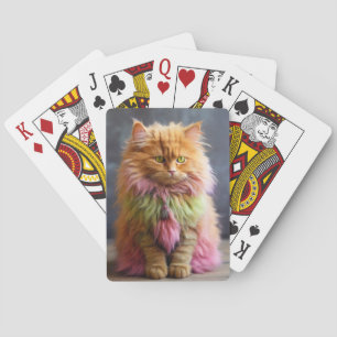 Baraja De Cartas Jugando tarjetas para el amante del gato